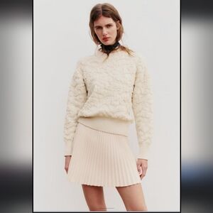 BNWT! Zara pearl textured knit sweater